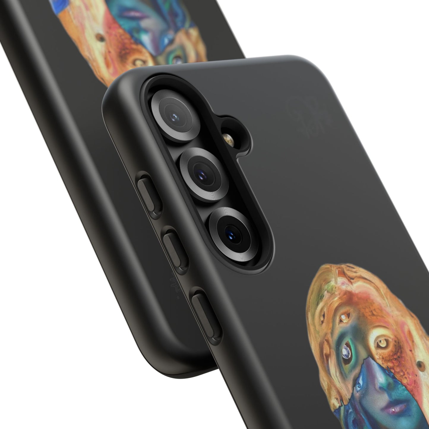 Abstract Surreal Portrait Phone Case — Colorful Art iPhone Cover