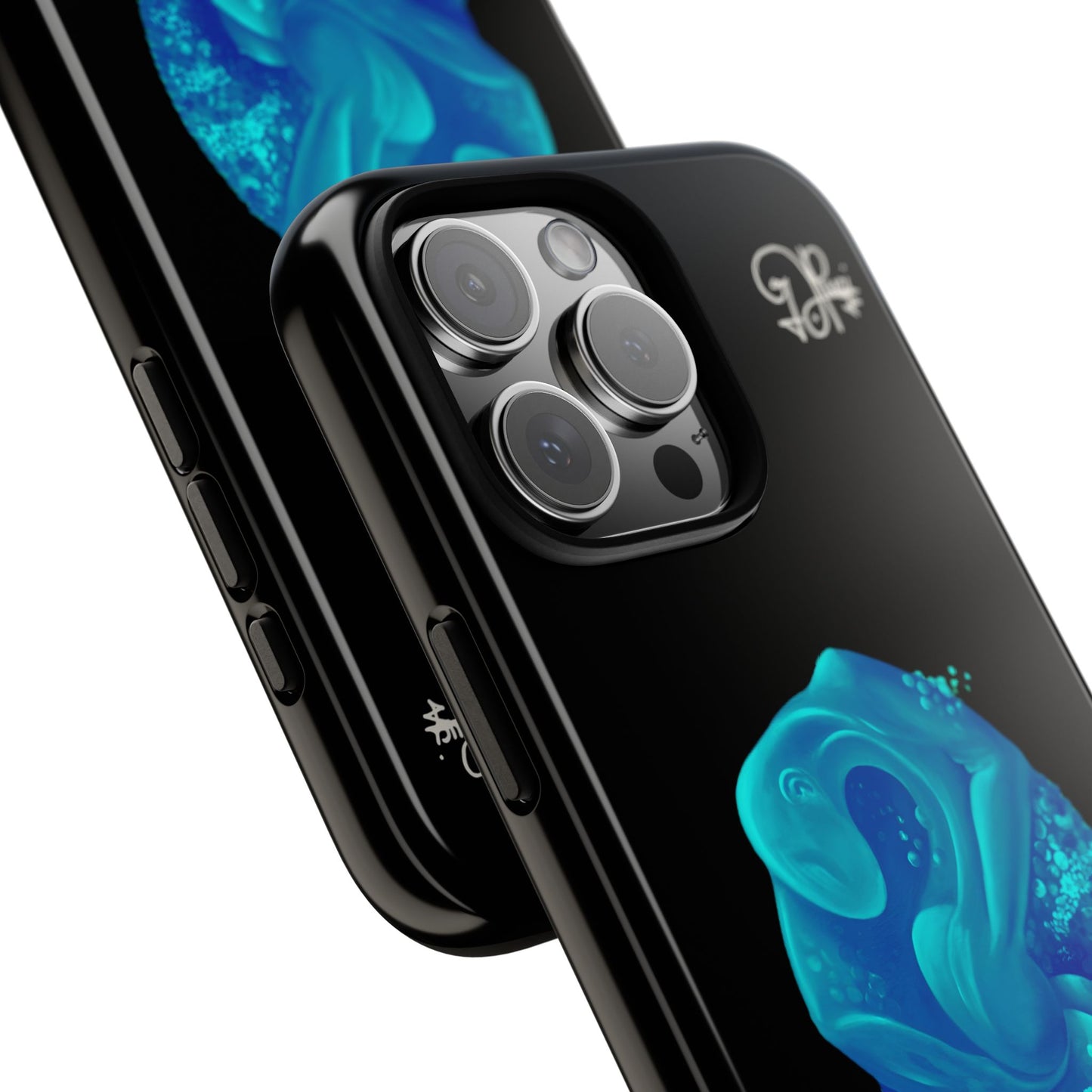 Phone Case - Blue Surreal Sea Creature Protective Case