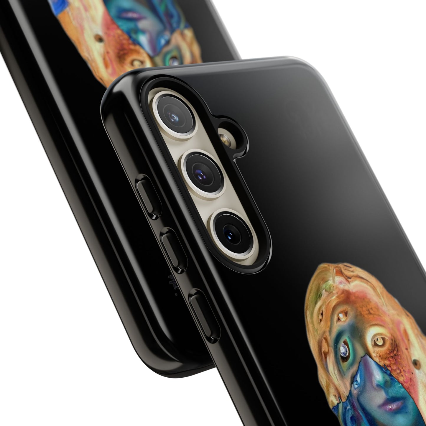 Abstract Surreal Portrait Phone Case — Colorful Art iPhone Cover