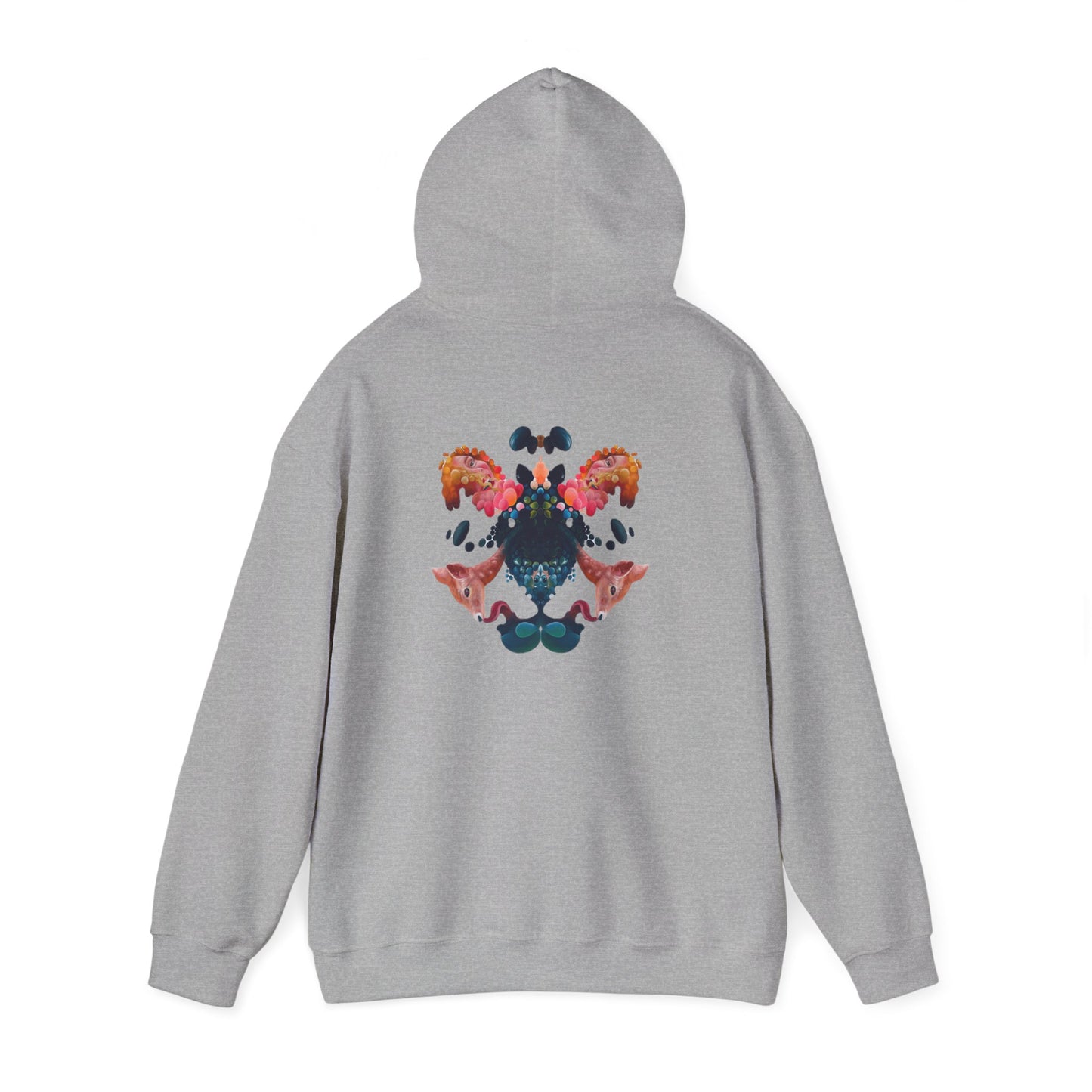 Amru Symmetry Hoodie — Artistic Rorschach Back Print