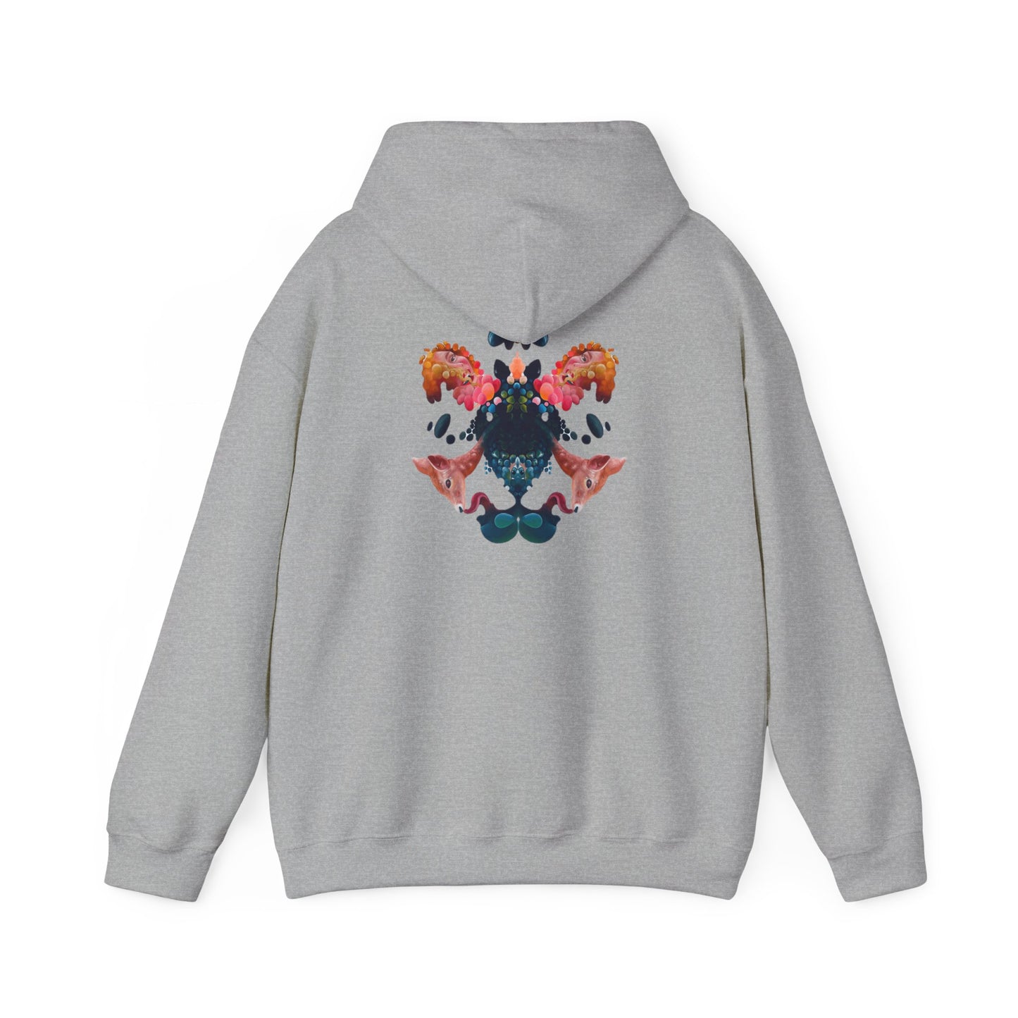 Amru Symmetry Hoodie — Artistic Rorschach Back Print