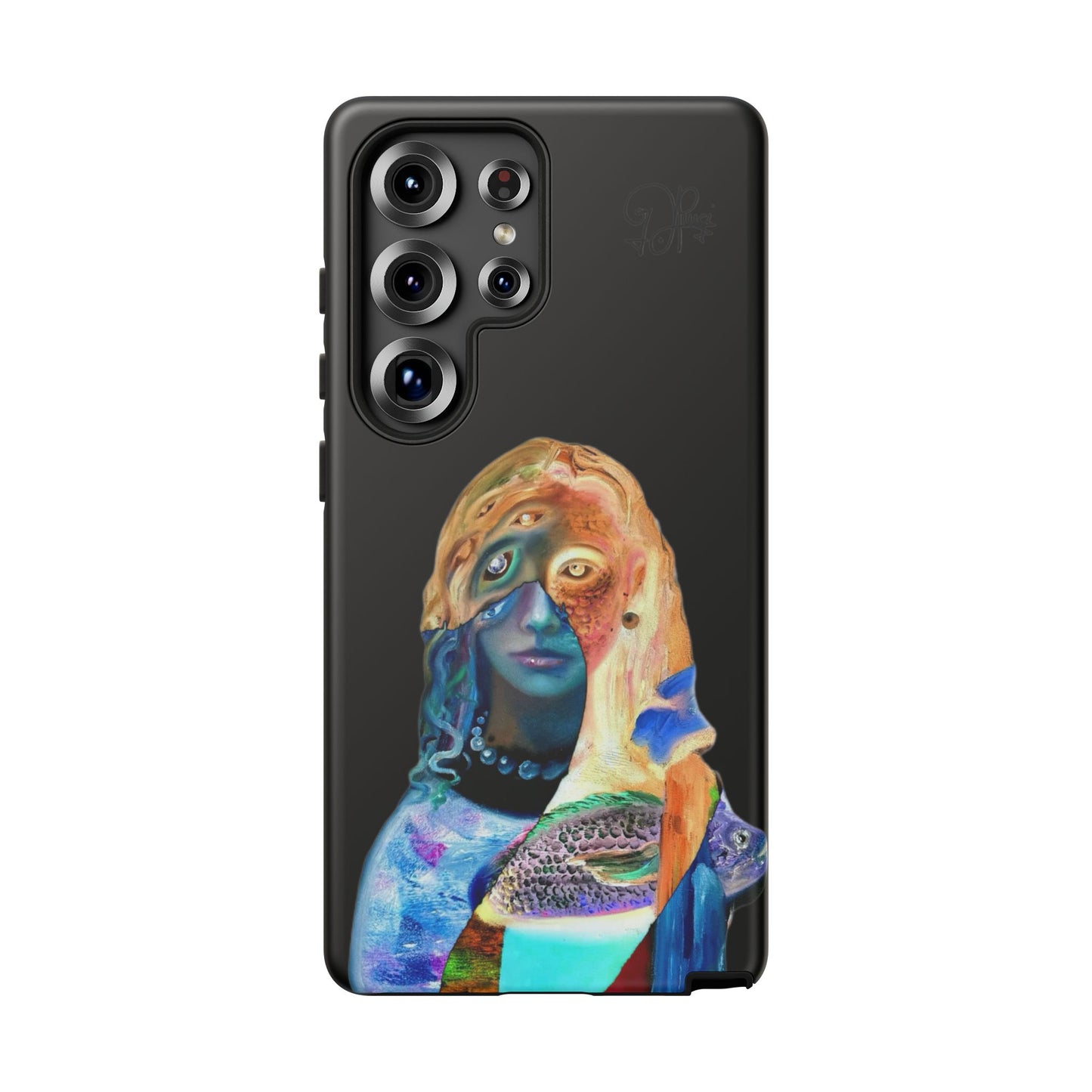 Abstract Surreal Portrait Phone Case — Colorful Art iPhone Cover