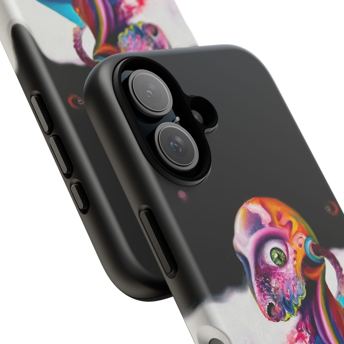 Phone Case - Vivid Blues and Multi-Eyed Vision Artwork Design