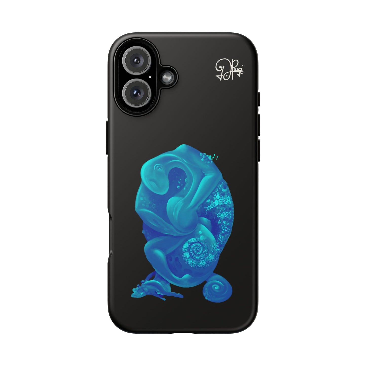 Phone Case - Blue Surreal Sea Creature Protective Case