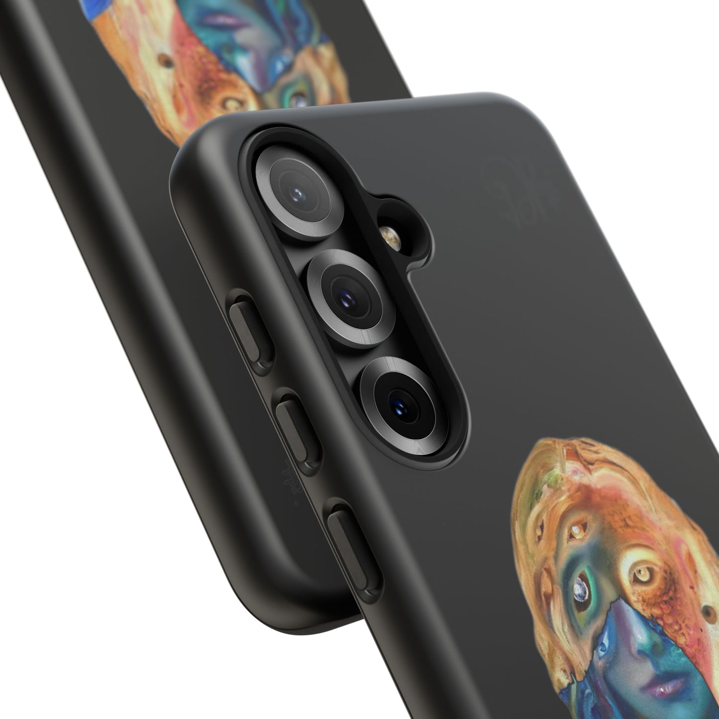 Abstract Surreal Portrait Phone Case — Colorful Art iPhone Cover