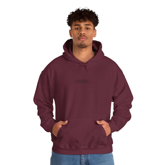 Hoodie — AMRU Artistic Backprint Portrait Pullover