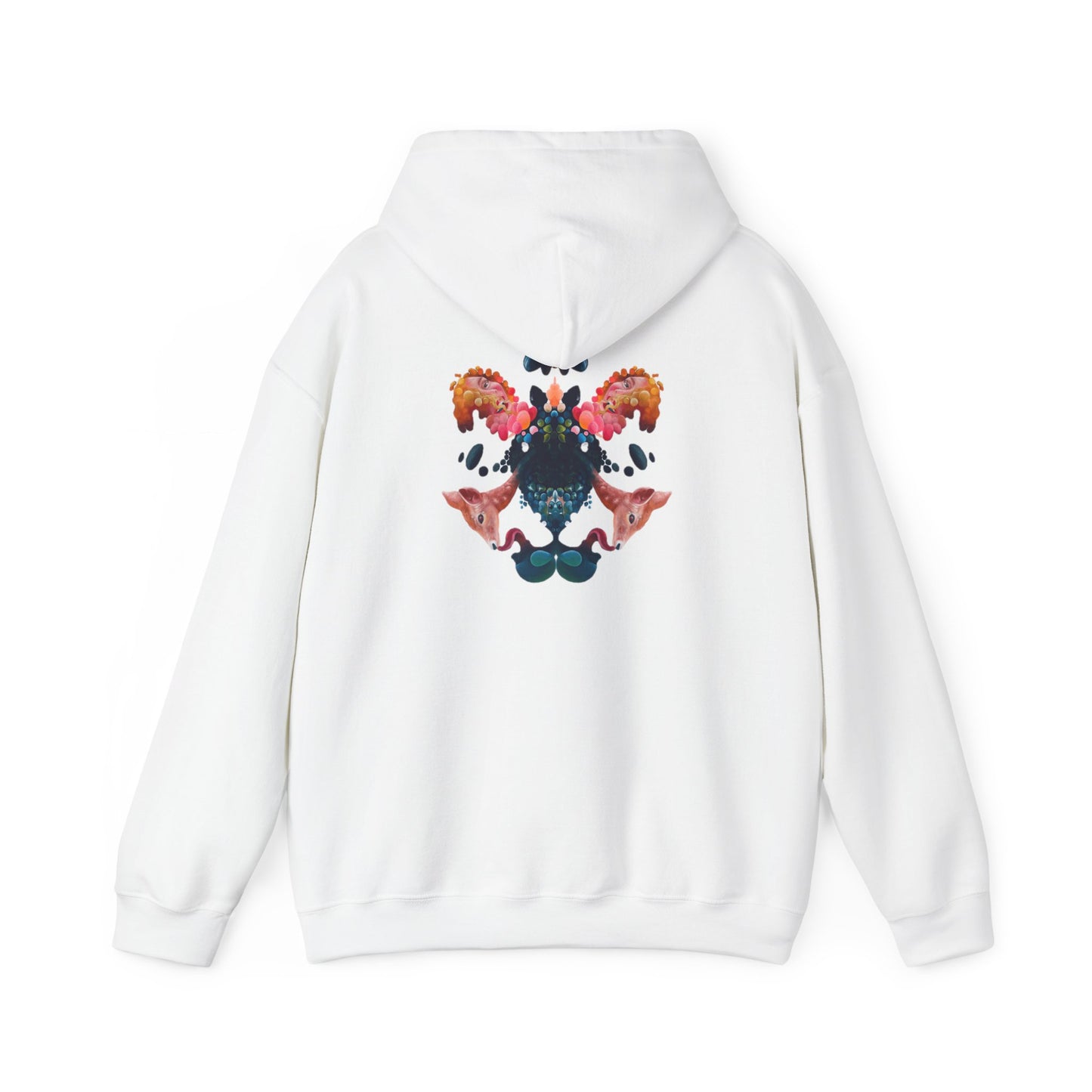 Amru Symmetry Hoodie — Artistic Rorschach Back Print