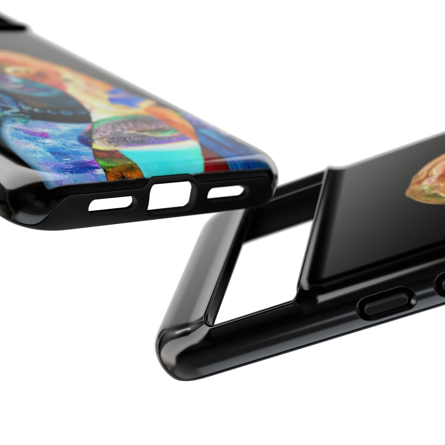 Abstract Surreal Portrait Phone Case — Colorful Art iPhone Cover