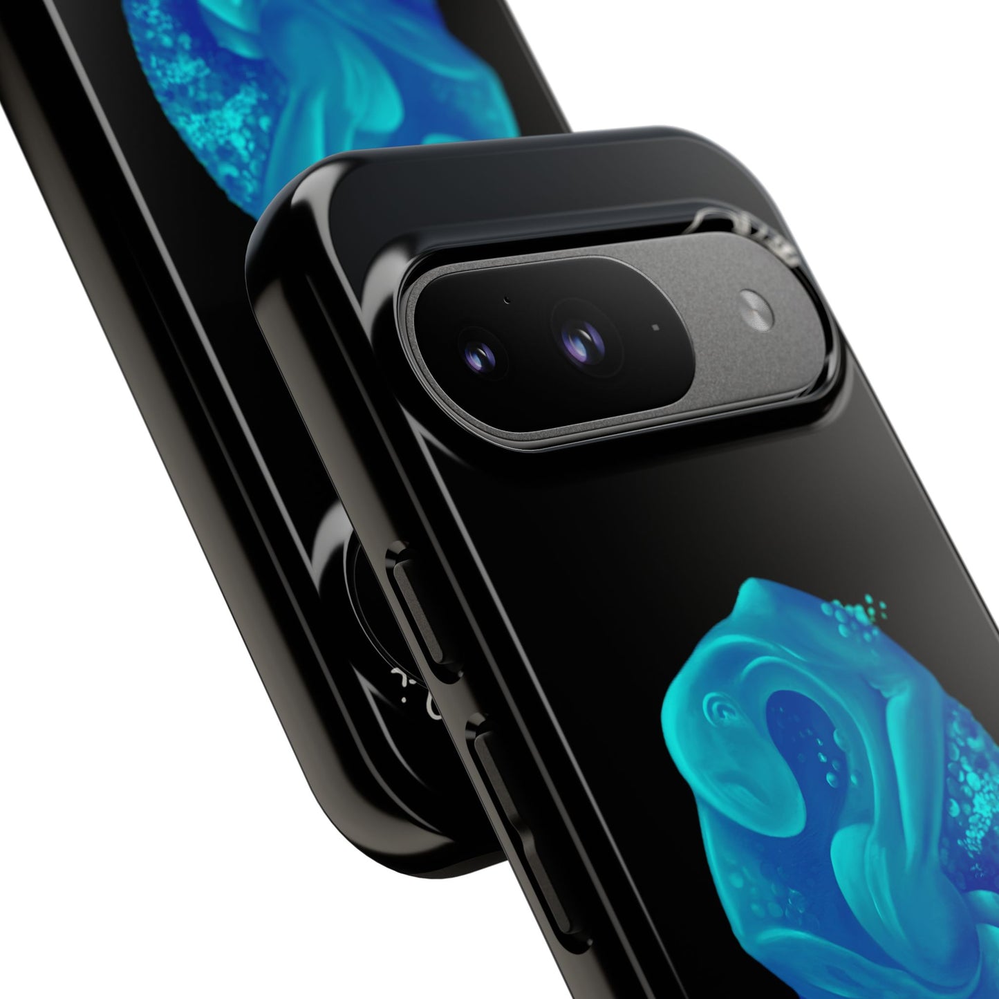 Phone Case - Blue Surreal Sea Creature Protective Case