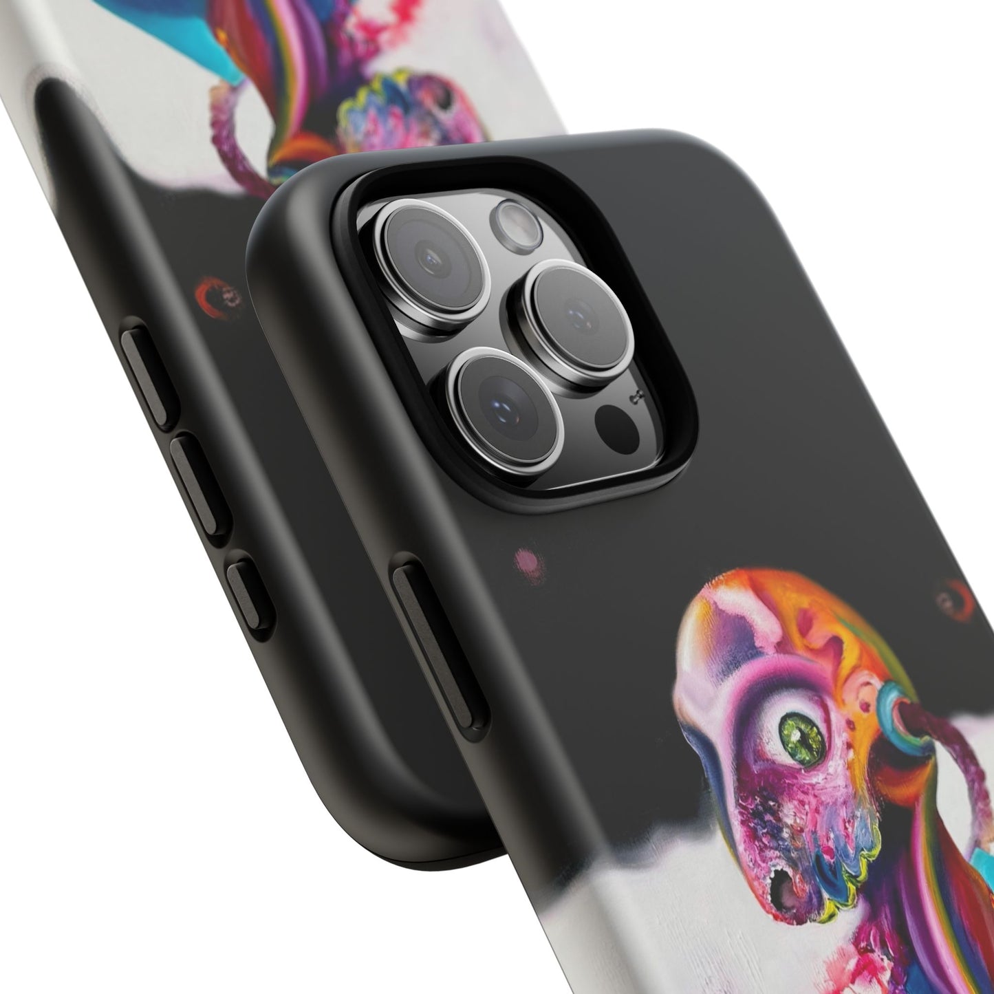 Phone Case - Vivid Blues and Multi-Eyed Vision Artwork Design