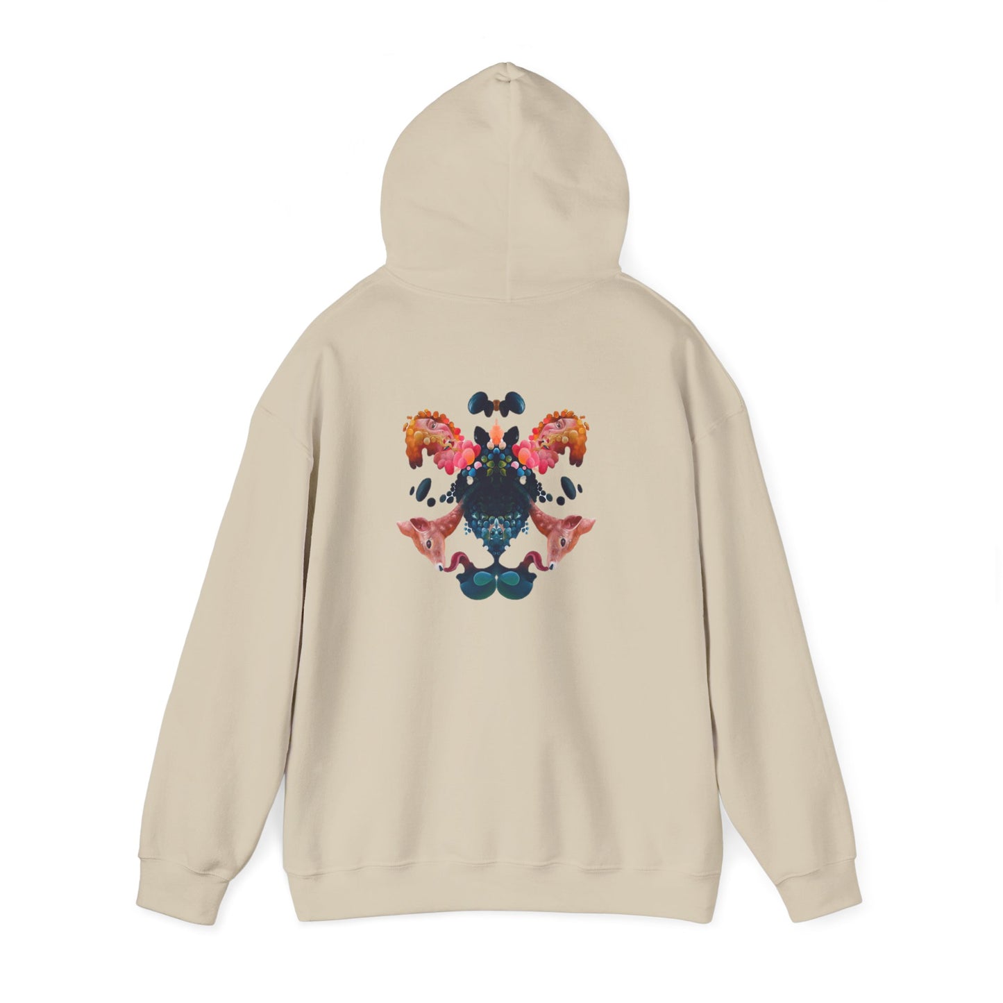 Amru Symmetry Hoodie — Artistic Rorschach Back Print