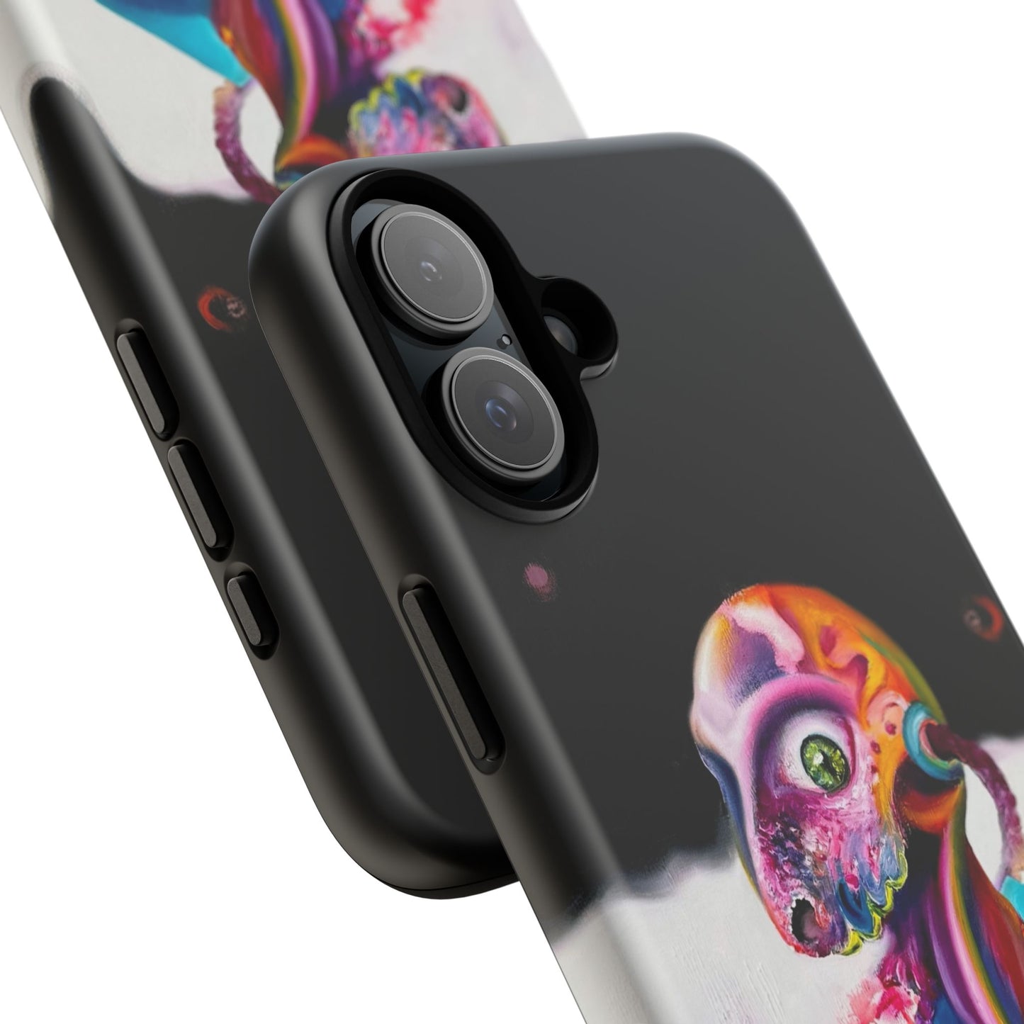 Phone Case - Vivid Blues and Multi-Eyed Vision Artwork Design