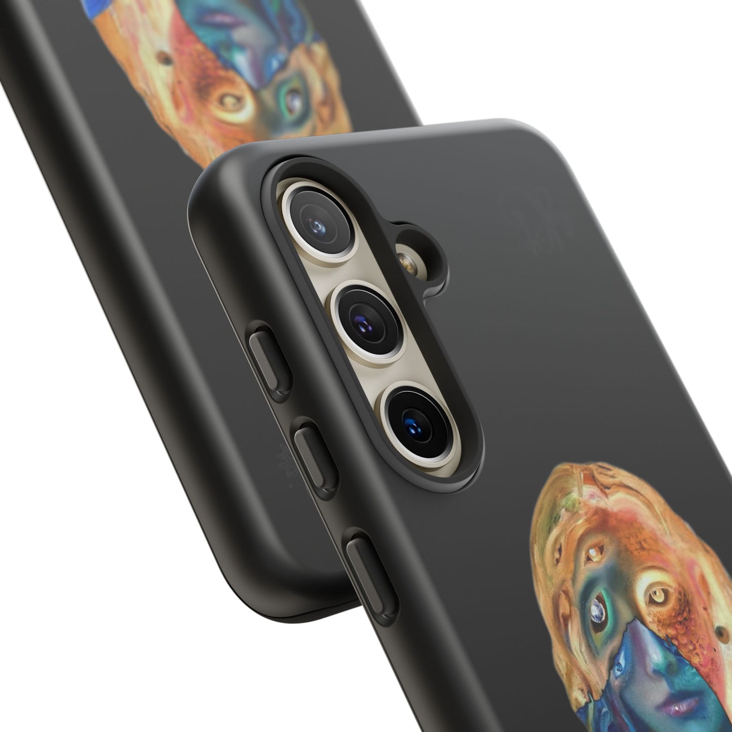 Abstract Surreal Portrait Phone Case — Colorful Art iPhone Cover