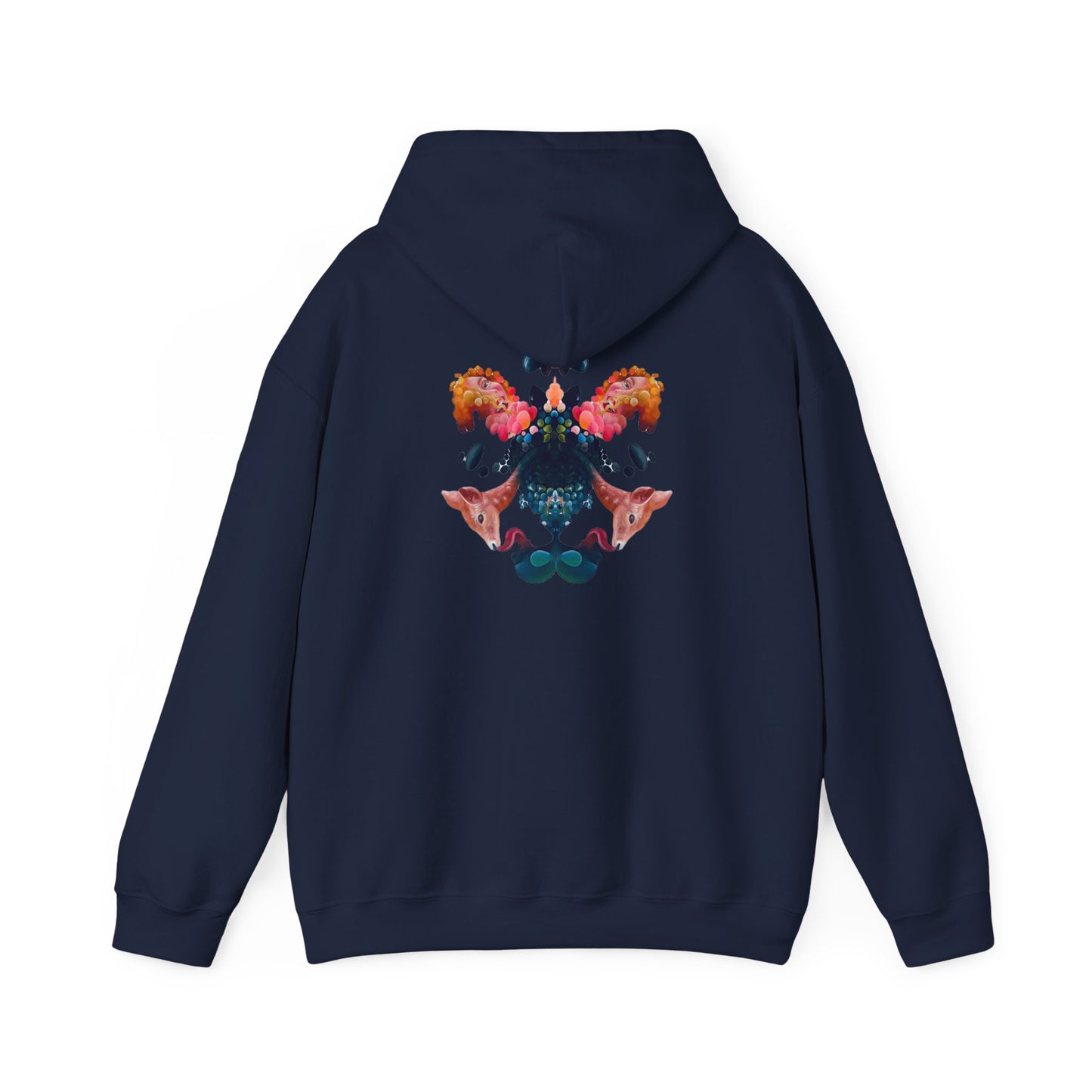Amru Symmetry Hoodie — Artistic Rorschach Back Print