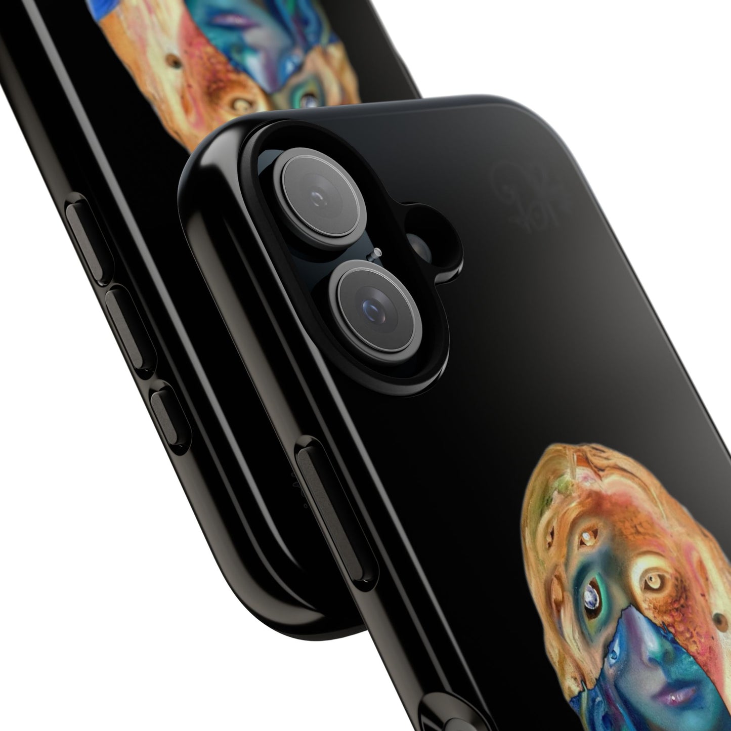 Abstract Surreal Portrait Phone Case — Colorful Art iPhone Cover